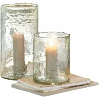 Loberon Windlicht set van 2 Querlay