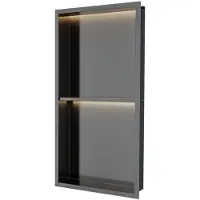Brauer Inbouwthermostaat set copper edition met drukknoppen incl baduitloop koper