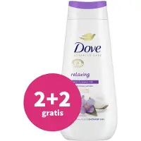 Dove 2+3 gratis: Douchecrème Relaxing 225 ml