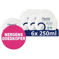 Neutral - 0% Body Cream - Parfumvrije - 6 x 250 ml