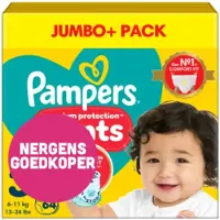 Pampers Premium Protection Luierbroekjes Maat 3 (6-11 kg) 64 stuks
