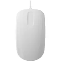 Contour Design AK-PMH3OS-US-W AK-PMH3 Medische muis, scrollsensor, hygiënische muis, bedraad, wit