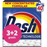 Dash 3+2 gratis: Waspoeder Witter Dan Wit 40 Wasbeurten 2 kg