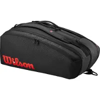 Wilson Tennistas Clash V3 15-Pack Racquet Bag Black/Infrared