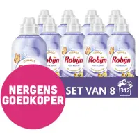 Robijn - Wasverzachter - Puur & Zacht - 8 flessen 312 wasbeurten - Voordeelverpakking