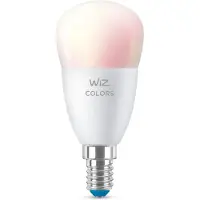 Wiz Kogellamp - Gekleurd en Wit Licht - Slimme LED Verlichting - E14 fitting - 40W - Mat - Wi-Fi