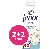 Lenor 2+2 gratis: Wasverzachter Katoen Fris 40 Wasbeurten 840 ml