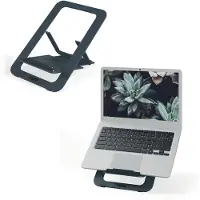 Leitz Support pour ordinateur portable Ergo Ultra Plat jusqu'à 17" Gris foncé