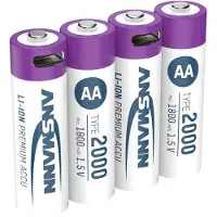 Ansmann Oplaadbaar Bat Aa En Usb-C