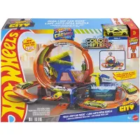 Hot Wheels City Mega Autowasserette met looping - Speelgoedbaanset