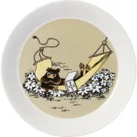 Arabia The Muskrat Moomin bord Ø19 cm Beige