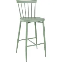 Bolero Windsor Aluminium Groene Hoge Krukken (pak van 2) - DX689 - Horeca & Professioneel