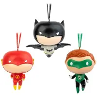 Grupo Erik Editores DC Comics - Dc Comics Batman, Flash And Green Lantern Set Of 3 Kerstballen - Multicolours