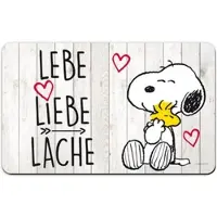 Snoopy Ontbijtplank - Lebe, Liebe, Lache! - voor Geen - meerkleurig - Maat Standard