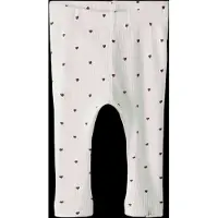 Lil´ Atelier Leggings 'NBFGago' donkerrood / wit