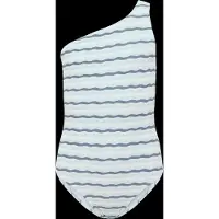 Mango one shoulder badpak blauw Meisjes Polyamide Meerkleurig - maat 146