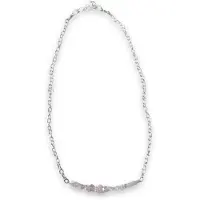 Ruben Robijn Bar ketting roze kwarts 1st -