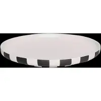 OYOY Toppu dinerbord Ø20 cm Black-white