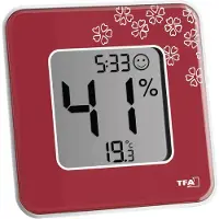 TFA-Dostmann Style 30.5021.05 Thermo- en hygrometer Rood