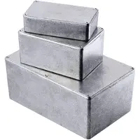 Hammond Electronics 1590CBK Universele behuizing 120 x 94 x 57 Aluminium Spuitgieten Zwart 1 stuk(s)