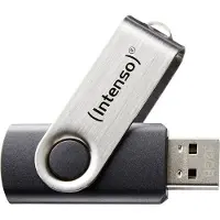 Intenso Pendrive INTENSO 3503490 USB 2.0 64 GB Zwart 64 GB USB stick