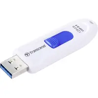 Transcend JetFlash 790 USB-stick 128 GB Wit, Blauw TS128GJF790W USB-A 3.1 Gen 1