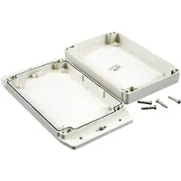 Hammond Electronics 1555FF17GY Universele behuizing 120 x 91 x 37 ABS Lichtgrijs 1 stuk(s)
