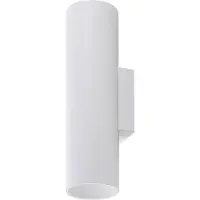 Deko-light Can IP20 up & down, 2x 7,5 W GU10, Weiß 341343 Wandopbouwarmatuur GU10 7.5 W Wit