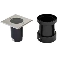 EVN 679435 679435 Vloerlamp (inbouw) GU10 Hoogvoltage halogeenlamp RVS
