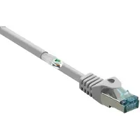 Renkforce RF-5043946 RJ45 Netwerkkabel, patchkabel CAT 6A S/FTP 15.00 m Grijs Vlambestendig 1 stuk(s)