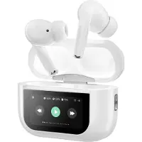 Technaxx BT-X72 In Ear headset Bluetooth Stereo Wit Noise Cancelling Indicator voor batterijstatus, Headset, Oplaadbox, Volumeregeling, Touchbesturing