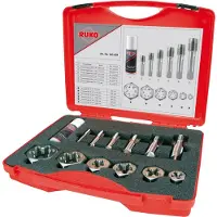 RUKO 245059 Machinetapboorset 13-delig G (BSP) 1/8, 3/8, 1/2, 3/4, 1 Rechtssnijdend DIN 5157 HSS 1 set(s)
