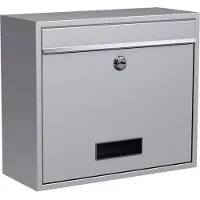 Basi 2170-0408 BK 900 Brievenbus RVS Sleutelslot
