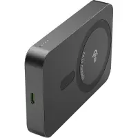 Hama Qi2 Wireless Power Pack, 10000mAh, induktiv Laden, Anthrazit Powerbank 10000 mAh Fast Charge USB-C Antraciet