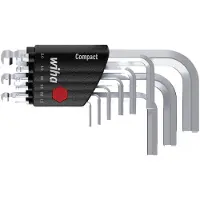 Wiha Zeskant Haakse schroevendraaierset 1.5 mm, 2 mm, 2.5 mm, 3 mm, 4 mm, 5 mm, 6 mm, 8 mm, 10 mm 9-delig