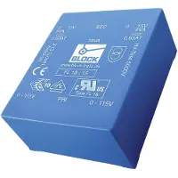 Block FL 8/15 Printtransformator 2 x 115 V 2 x 15 V/AC 8 VA 266 mA
