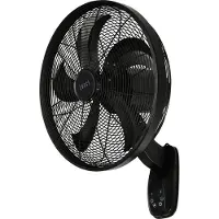 Lucci air Glide DC WV Wandventilator 36 W (Ø) 45 mm Zwart Wandmontage mogelijk, Met afstandsbediening