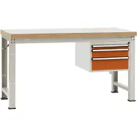 Manuflex WP5417.2001 Werkbank (b x h x d) 1500 x 800 x 700 mm Rood-oranje (RAL 2001)