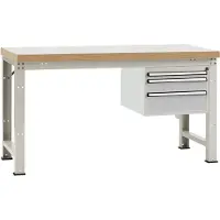 Manuflex WP5417.9006 Werkbank Aluminium-zilver