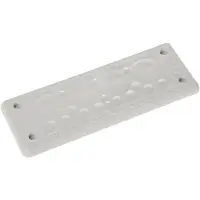 Trelleborg MH-24 F 19-1 LIGHT GREY UL94 V-0 IP65 TPE Screw Doorvoerplaat Met doorvoering Klem-Ø (max.) 22 mm TPE Grijs 1 stuk(s)