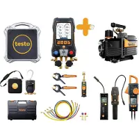 Testo 558s - set L Professionele warmtepompset Druk, Temperatuur, Vacuüm Met stroomtang