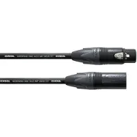 Cordial CPM 20 FM-FLEX XLR Verbindingskabel [1x XLR-bus - 1x XLR-stekker] 20.00 m Zwart
