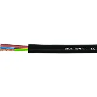 HELU 37062 Rubberkabel H07RN-F 5 G 2.5 mm² + 5 G 2.5 mm² Zwart 50 m