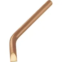 Toolcraft KB-100 Soldeerpunt Beitelvorm, gebogen Grootte soldeerpunt 10 mm Lengte soldeerpunt: 145 mm Inhoud: 1 stuk(s)
