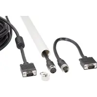 Renkforce VGA-aansluitkabel, VGA 15-polige stekker, VGA 15-polige stekker, 10,00 meter, zwart, model RF-4537804, geschikt voor installatie in leidingen