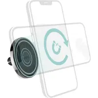 Ginza.se GSM-Houder voor de Auto MagLock Zwart/Zilver