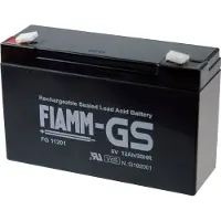 FIAMM PB-6-12 Loodaccu 6 V 12 Ah Loodvlies (AGM) (b x h x d) 151 x 99 x 50 mm Kabelschoen 4.8 mm Onderhoudsvrij, Geringe zelfontlading, VDS-certificering