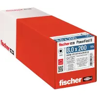 Fischer 568166 PowerFast II Riembouten 8 mm 200 mm Interne vertanding Staal Galvanisch verzinkt 50 stuk(s)