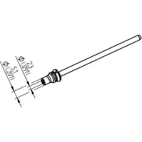 Ersa 0742ED2351H/SB Desoldeerpunt Conisch Grootte soldeerpunt 5.1 mm Lengte soldeerpunt: 79.25 mm Inhoud: 1 stuk(s)