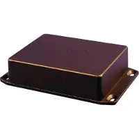 Hammond Electronics 1590BX2FLBK Universele behuizing 254 x 70 x 34.5 Aluminium Zwart (RAL 9005) 1 stuk(s)